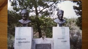 Monumento ai due Campionissimi,sulla salita del Turchino 