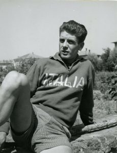 Castellarquato 1954 in ritiro con la Nazionale