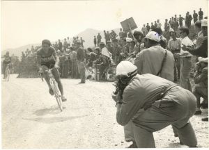 Giro 1956 Boni primo al Passo del Pellizzone