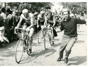 Giro 1959,tappa Rimini-San Marino,Boni in testa al Gruppo
