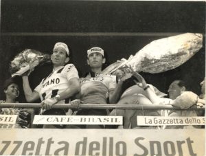giro 1960 Rieti Nencini e Carlesi sul podio
